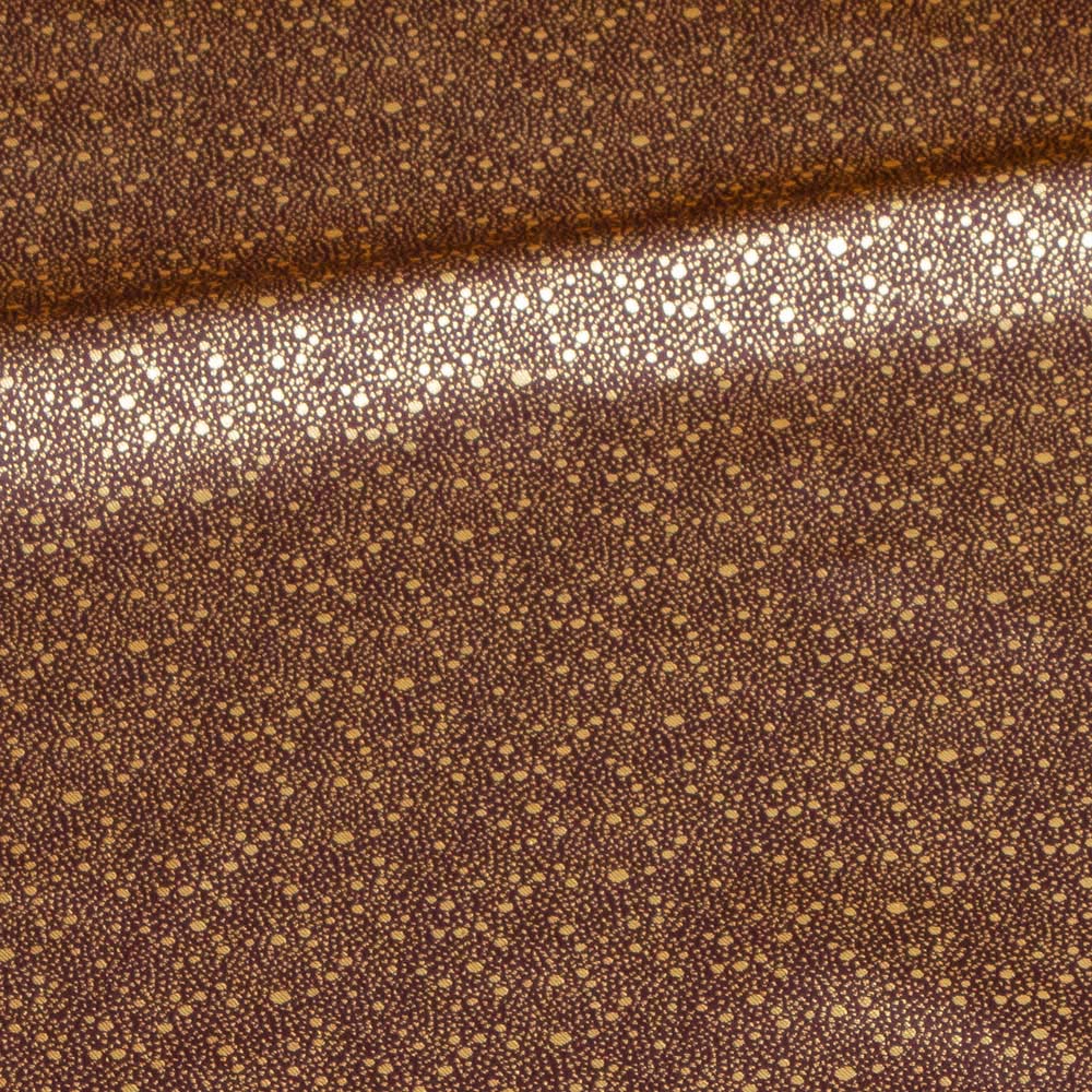 西陣金襴裂地　砂子紋　福紫