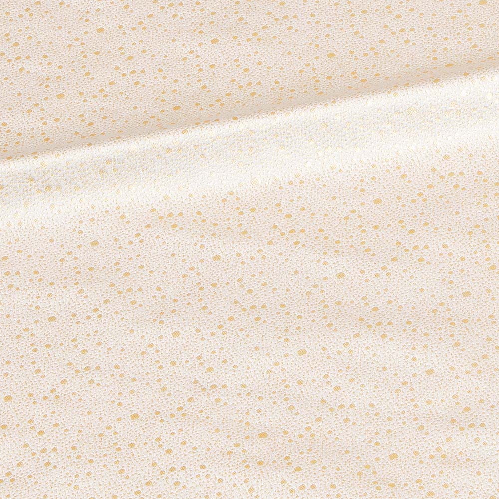 西陣金襴裂地　砂子紋　白